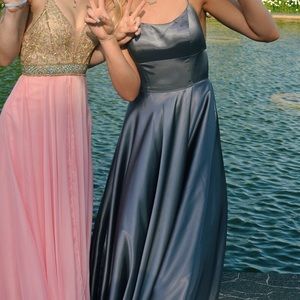 Silver Sherri Hill Dress